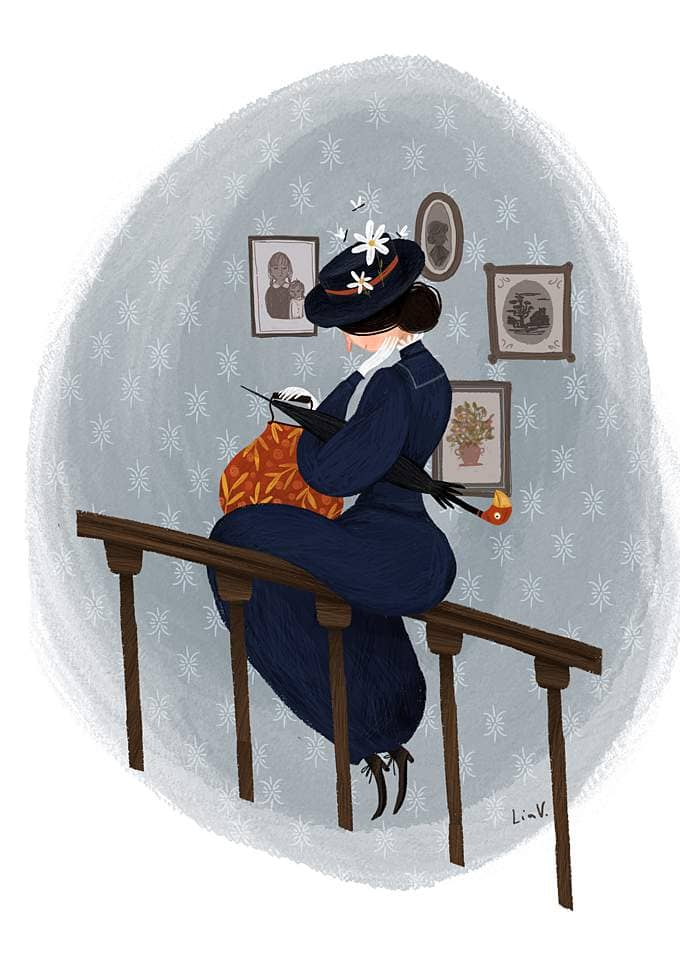 Mary Poppins illustration