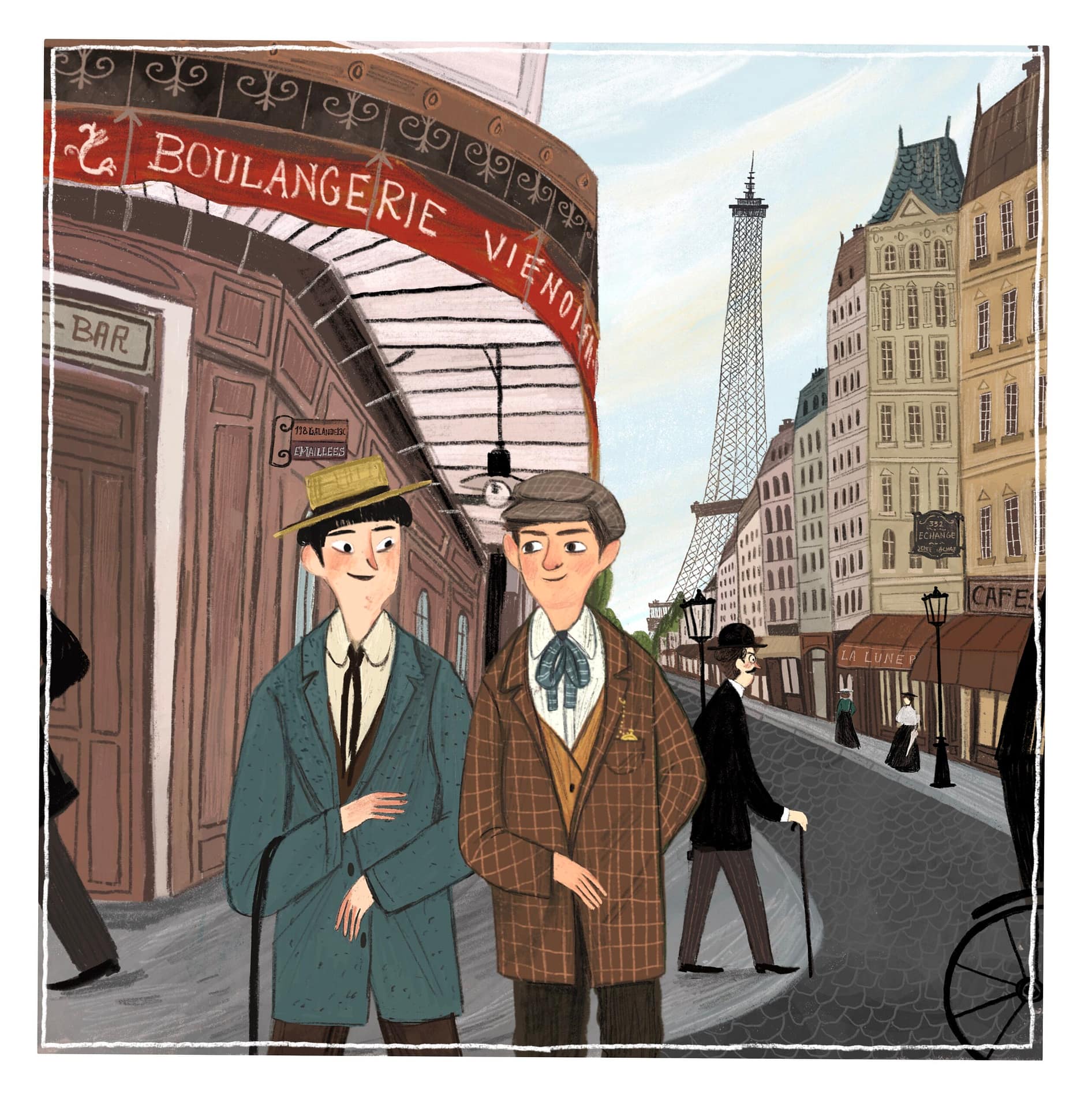 picasso in paris illustration by Lia Visirin