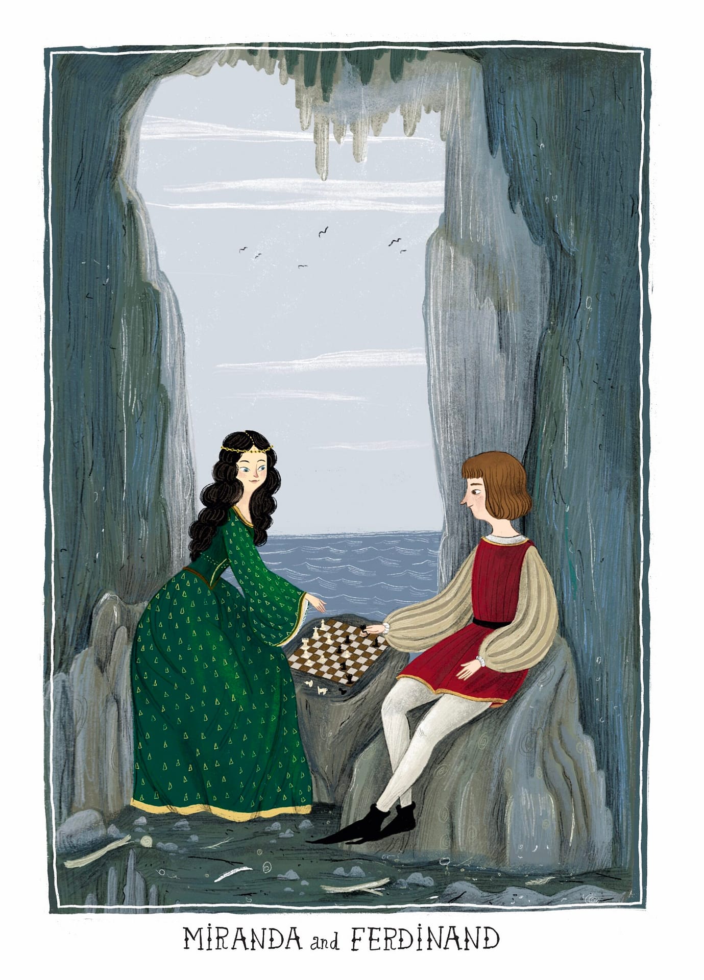 The tempest shakesepeare illustration by Lia Visirin
