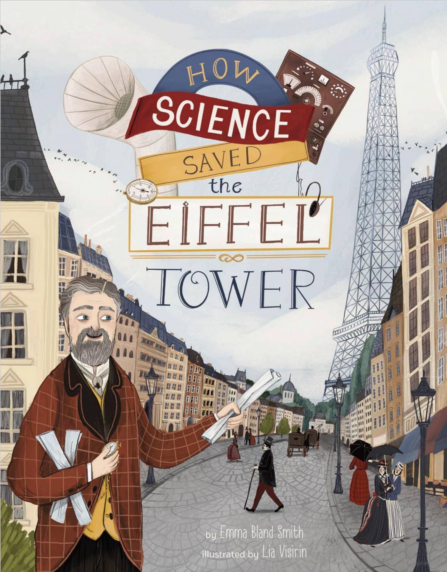 How Science saved the Eiffel Tower- children's book illustrator Lia Visirin